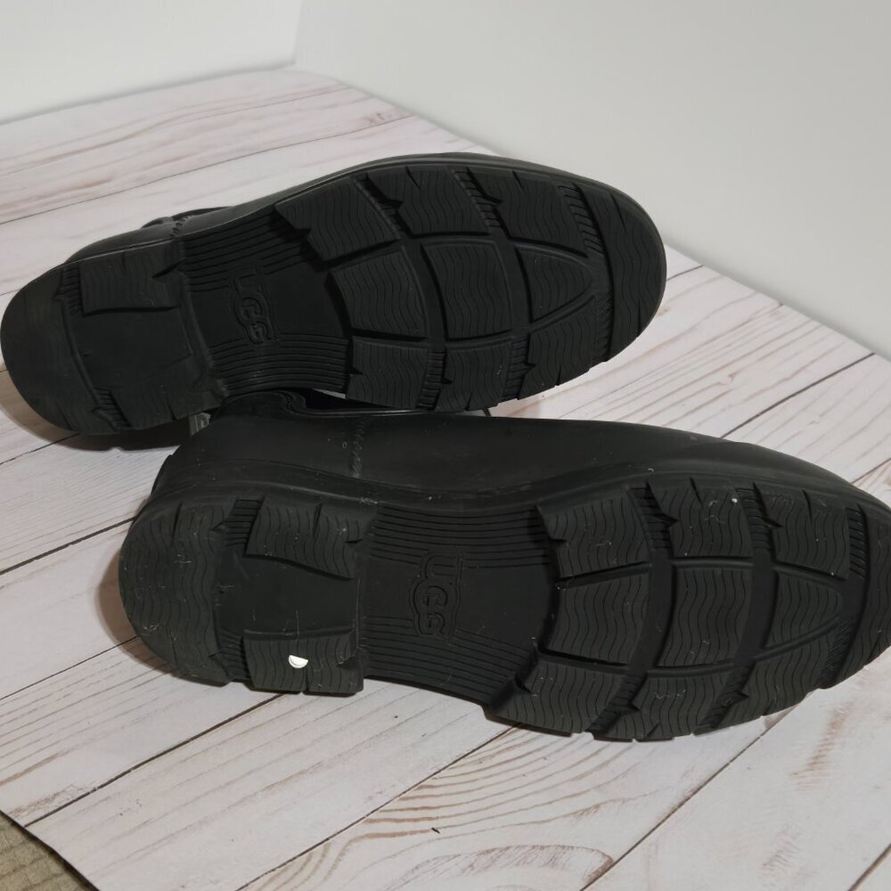 UGG Women's Droplet Rain Boot In Black Color Size 9 - Picture 8 of 9